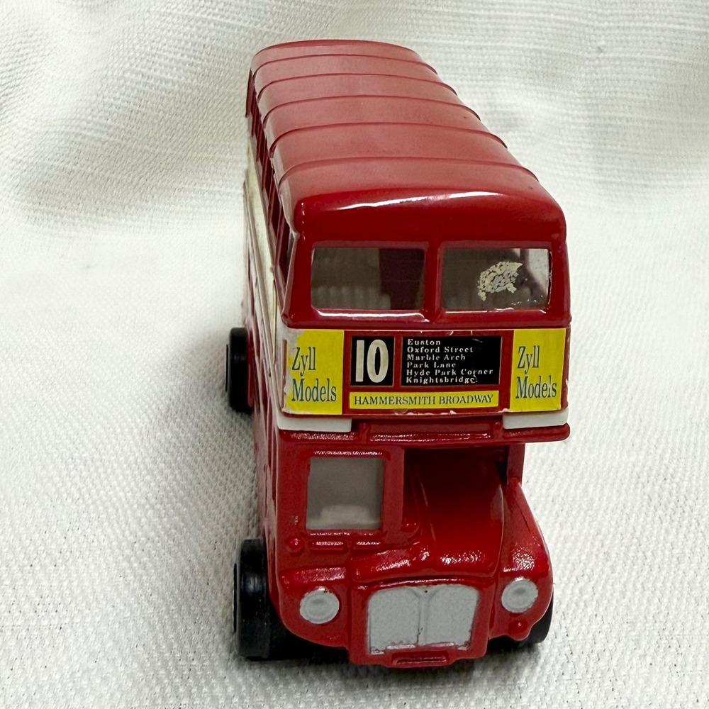 Zyll Models London Transport Double Decker Bus Harrods Red Diecast Model Toy - Picture 15 of 16